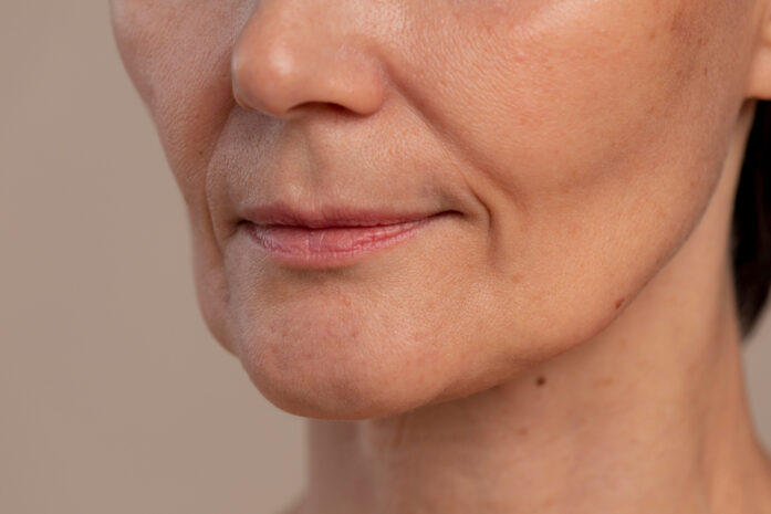 visage relachement cutane pli amertume